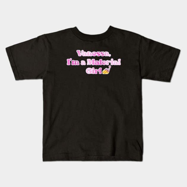 FNAF Vanessa Material Girl Meme Kids T-Shirt by 20 Sided Tees